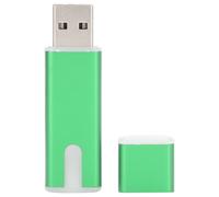 Memoria USB mini de color verde brillante, tu universo digital portátil con facilidad Plug and Play, compatibilidad con múltiples formatos y