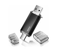 Memoria USB para PC y smartphones, doble conector USB 3.0 + Tipo C, disco de transferencia de alta velocidad con indicador LED para compartir datos