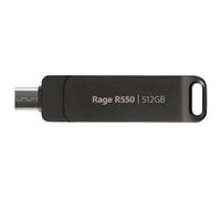 Memoria USB Patriot Rage R550 512 GB USB-A y USB-C 3.2 Gen 1 negra