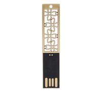 Memoria USB portátil e impermeable con diseño oriental y chip de clase A que garantiza una transmisión de datos estable y rápida.