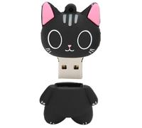 Memoria USB rápida y segura con diseño de gato adorable, alta velocidad, resistente a golpes y al agua, se conecta sin necesidad de controladores y