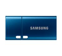 Memoria USB Samsung Type-C 256GB azul Con tapa protectora, hasta 400 MB/s, USB 3.2 Gen 1x1 (5 Gbit/s)