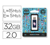 Memoria Usb Tech On Tech Unicornio Dream 32 Gb