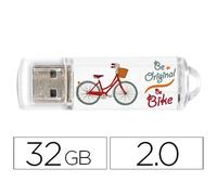 Memoria Usb Techonetech Flash Drive 32 Gb 2.0 Be Bike