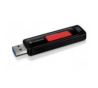 Memoria USB Transcend JetFlash 760 128GB USB 3.2 Gen 1 Deslizante Negro Rojo