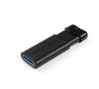 Verbatim Stick USB 3 de 256 GB, Tela a Rayas Negro Ampolla Al por Menor