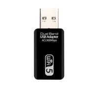 Memoria USB WiFi para PC, AC 1300 Mbps, mini wifi Stick DualBand 2,4 GHz / 5 GHz, dongle USB 3.0 WiFi 5 adaptador