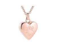 Memorial - Collar de acero para conmemorar la pérdida de una mascota, collar de acero con compartimento para cenizas, regalo de condolencia para los dueños de mascotas
