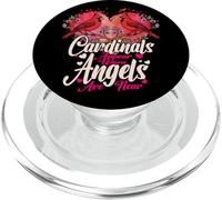 Memorial Corazón Pájaro Cardenal Rojo Aparece Los ángeles PopSockets PopGrip para MagSafe