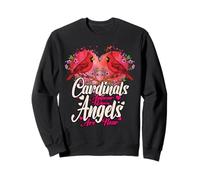 Memorial Corazón Pájaro Cardenal Rojo Aparece Los ángeles Sudadera