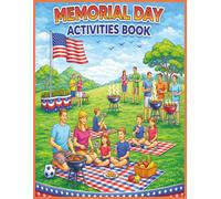Memorial Day Activities Book: Activity Book with a Memorial Day theme| coloring pages, word searches, crosswords, word scrambles & sudoku | 8.5 x 11 inches