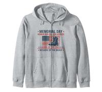 Memorial Day honra a nuestros héroes caídos Sudadera con Capucha