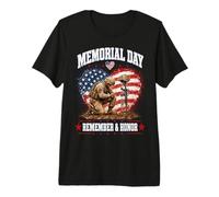 Memorial Day Remember Honor Fallen Soldier Patriotic America Camiseta Premium