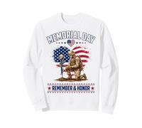 Memorial Day Remember Honor Fallen Soldier Patriotic America Sudadera