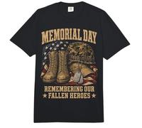 Memorial Day Remember Our Fallen Heroes Patriotic Comfort Colors Adult Heavyweight T-Shirt