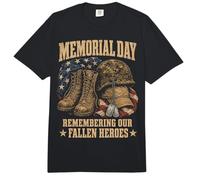 Memorial Day Remember Our Fallen Heroes Patriotic Comfort Colors Adult Heavyweight T-Shirt