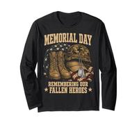 Memorial Day Remember Our Fallen Heroes Patriotic Manga Larga