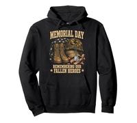Memorial Day Remember Our Fallen Heroes Patriotic Sudadera con Capucha