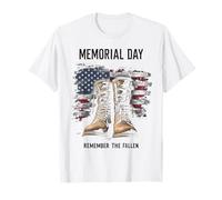 Memorial Day Remember the Fallen Camiseta