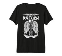 Memorial Day Remember The Fallen Thanks The Living Camiseta Premium