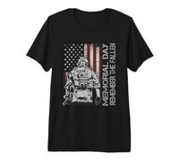 Memorial Day Remember The Fallen Veteran Militar Vintage Camiseta Premium