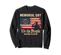 Memorial Day We The People Remember & Honor Soldado Patriota Sudadera