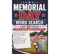 Memorial Day Word Search Puzzle Book: Word Searches With Easy to Read Print about Memorial Day | 6x9 inches, 110 pages | 50+ Puzzles...Gift for Vacations, Holidays and Free Times