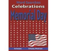 Memorial Day - Word Search Puzzles: Screen-Free Puzzles for Mental Fitness, Relaxation and Fun (Word Search Celebrations)