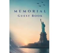 MEMORIAL GUEST BOOK: For Funeral Service, Celebration of Life, Air Force Memorial and Veteran Remembrance