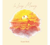 Memorial Guest Book for Funerals, Sign In Book for Guests Funeral, Condolences Book with Birds Above Clouds Cover for Celebrations of Life & Services ... 120 pages, room for more than 350 guests
