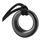 memorial jewelry Collar de urna de cremación para las mujeres y los hombres, el círculo de la vida de la eternidad conmemorativo colgante de cenizas, Acero inoxidable, No es una piedra preciosa
