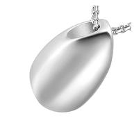 Memorial Jewelry: Stainless Steel Urn Pendant Water Drop Necklace Unique Statement Piece