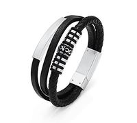 memorial jewelry Urna pulsera de cuero para cenizas para mujeres hombres conmemorativos brazalete brazalete trenzado