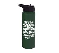 Memorial Mamá Mamá no está aquí El amor nunca se fue Stainless Steel Insulated Water Bottle