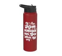 Memorial Mamá Mamá no está aquí El amor nunca se fue Stainless Steel Insulated Water Bottle