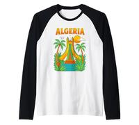 Memorial Mártir Argelia Dz Recuerdo Argel Cultura Camiseta Manga Raglan