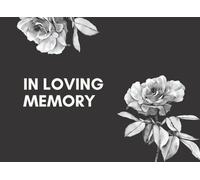 Memorial Service Guest Book: Funeral Sign-In Book with Space for Names, Contact Information, and Special Memories - Matte Cover, 8.25 x 6", 288 Guest Entries