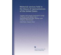 Memorial services held in the House of representatives of the United States: Together with remarks presented in eulogy of Chester Castle Bolton, late ... Ohio, Seventy-sixth Congress, third session