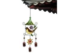 Memorial Wind Chimes | Metal Colorful Garden Decoration | Handcrafted Wind Chimes | Feature Vivid Colors That Bring Garden Decor To Life, Creating A Cheerful Focal Point That Enhances Outdoor Relaxati