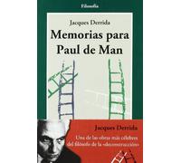 Memorias para Paul de Man (SIN COLECCION)