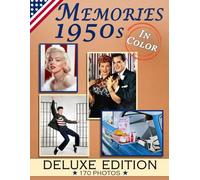 Memories: Memory Lane 1950s For Seniors with Dementia (Deluxe Edition) [In Color, Large Print, USA] (Reminiscence Books)