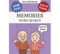 Memories Word Search: Word Search Book for Seniors: Relaxing Cognitive Word Search Puzzles to Support Memory, Focus, and Joy