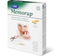 MEMORUP ® Complemento alimenticio Refuerza la actividad intelectual potencia la memoria y concentración Fostatidilcolina Bacopa monnieri Rhodiola rosea y Ginkgo biloba 30 Cáspsulas 2 cápsulas al día.