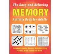 Memory Activity Book for Adults Large Print: Easy Memory Activities, Brain Games and More To Keep Brain Active - Large Font, Anti eye strain for Seniors