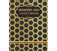 MEMORY AND GUEST BOOK: An elegant book for collecting memories, photos and messages from guests for various occasions, a beautiful souvenir from ... reunions, hobby gatherings, ceremonial events