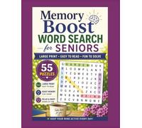 Memory Boost Word Search for Seniors: Large Print Easy to Read Fun to Solve
