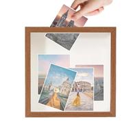 Memory Box | Multi-Purpose Layered 3D Dust-Proof Container | Versatile Keepsake Display Case Memory Box,Sophisticated For Photo Ticket Stubs Dry Flowers Banknotes Postcards Couples Family Friends