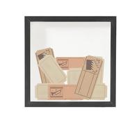 Memory Box Multi-Purpose Wall Mount | Keepsake Display Case Memory Box For Photo Ticket Stubs Dry Flowers Banknotes Postcards Couples Family Friends of For and with Creative Storage and Display