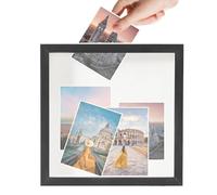 Memory Box Multi-Purpose Wall Mount | Keepsake Display Case Memory Box For Photo Ticket Stubs Dry Flowers Banknotes Postcards Couples Family Friends of For and with Creative Storage and Display