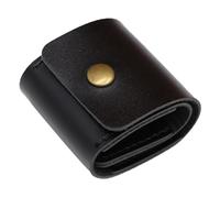 Memory Card Holder - Funda portátil, piel sintética, protección de viaje, 3 ranuras para tarjetas compactas, diseño compacto, ideal para tarjetas, guitarra, 1,77 x 2,36 pulgadas
